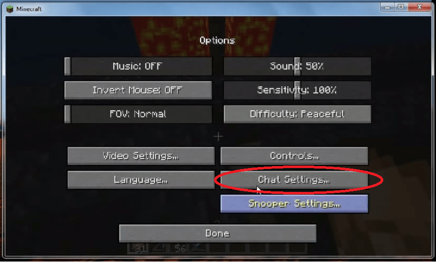 controls on minecraft for mac